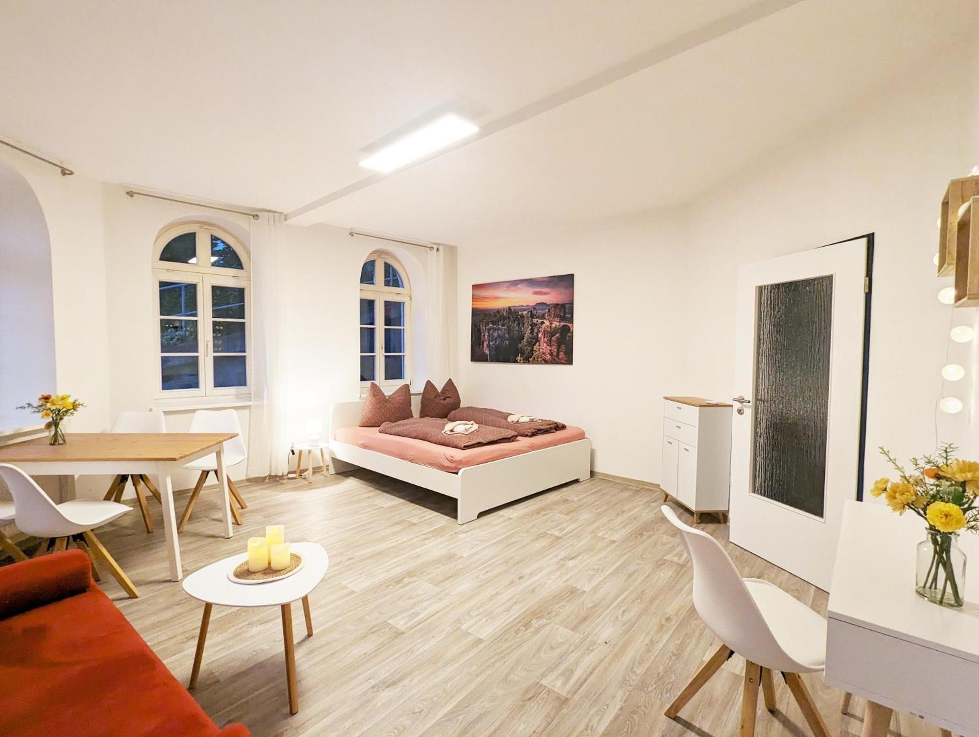 F1 - Urlaubsmagie - Helle Wohnung Mit Sauna & Pool & Whirlpool Зебниц Экстерьер фото