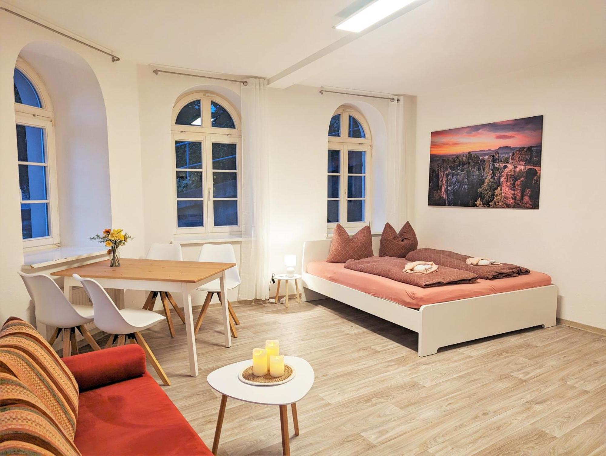 F1 - Urlaubsmagie - Helle Wohnung Mit Sauna & Pool & Whirlpool Зебниц Экстерьер фото
