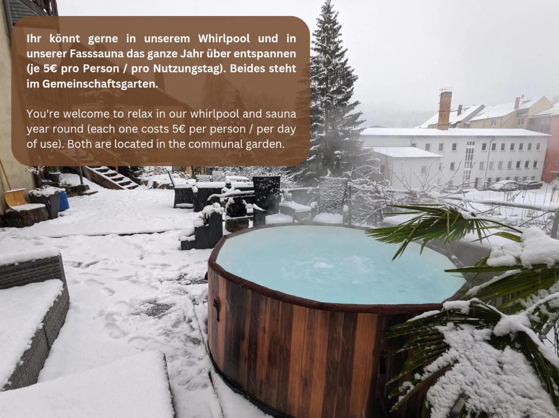 F1 - Urlaubsmagie - Helle Wohnung Mit Sauna & Pool & Whirlpool Зебниц Экстерьер фото